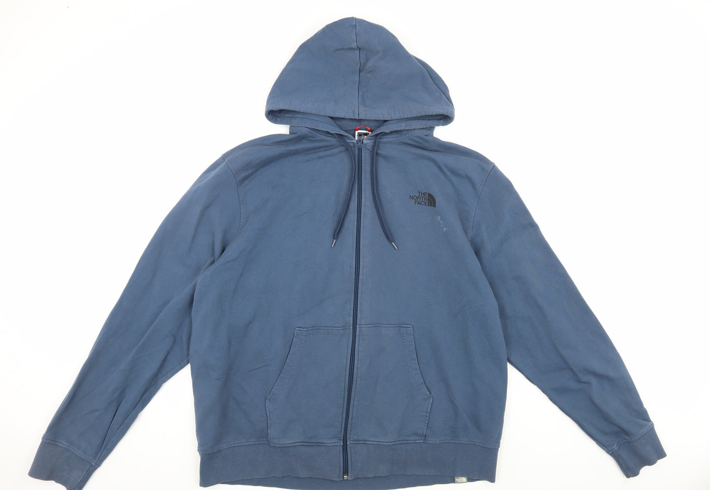 The North Face Men's Blue Full Zip Hoodie 2XL