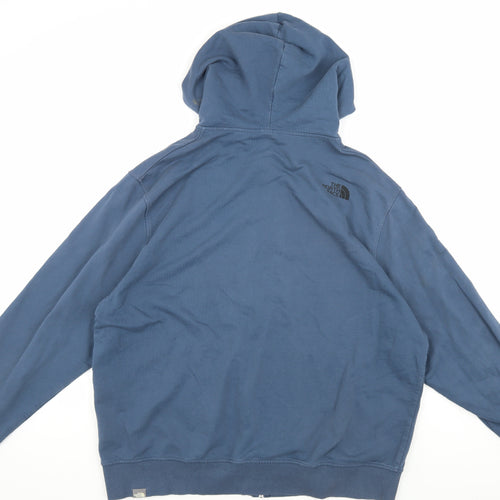 The North Face Men's Blue Full Zip Hoodie 2XL