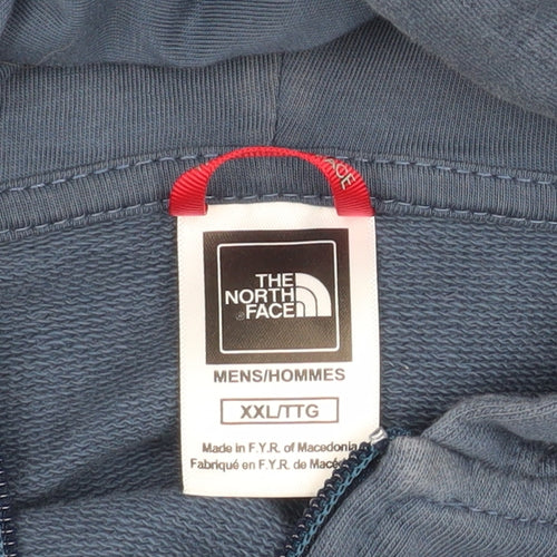 The North Face Men's Blue Full Zip Hoodie 2XL