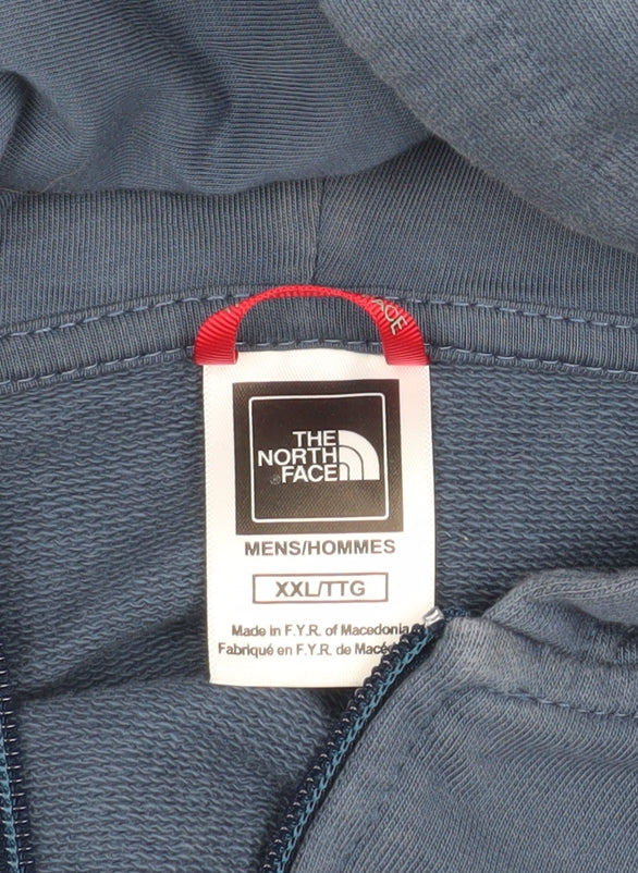 The North Face Men's Blue Full Zip Hoodie 2XL