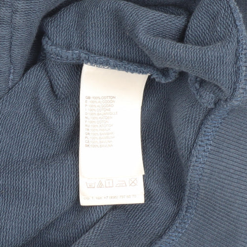 The North Face Men's Blue Full Zip Hoodie 2XL