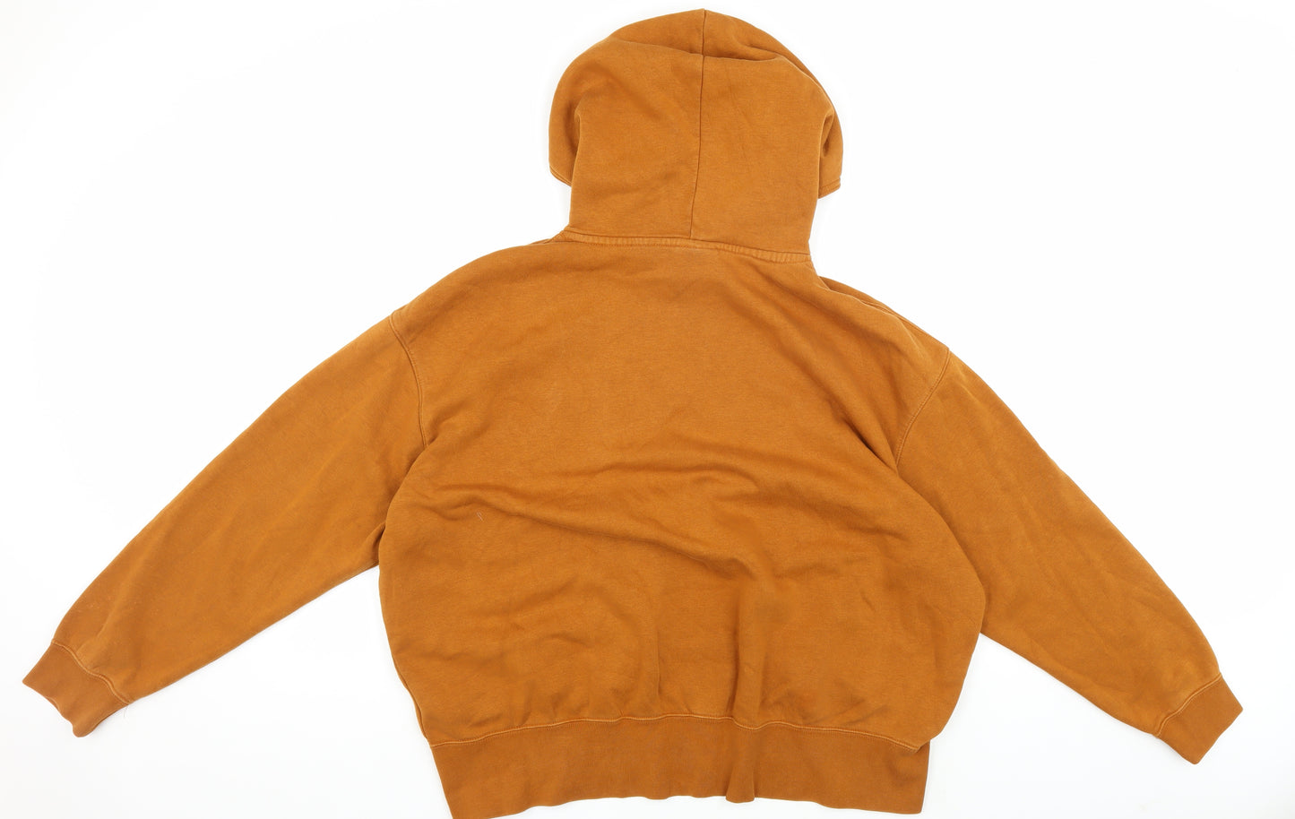 Nike Men's Brown Pullover Hoodie L with Logo