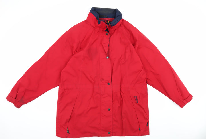 Regatta Women's Red Waterproof Rain Coat Size 14