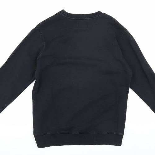 Calvin Klein Jeans Men's Black Medium Logo Sweatshirt