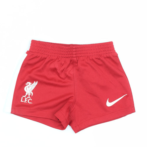 Nike Unisex LFC Red Baby Shorts 3-6 Months - Sporty and Comfy