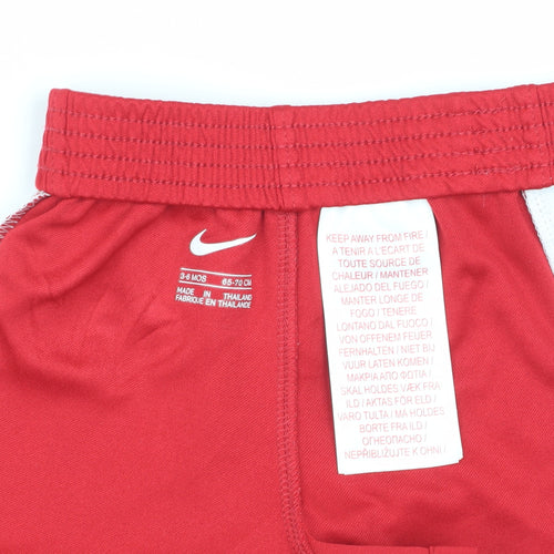 Nike Unisex LFC Red Baby Shorts 3-6 Months - Sporty and Comfy