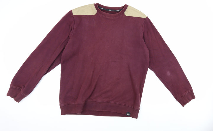 Dickies Men's Red Pullover Sweatshirt Large