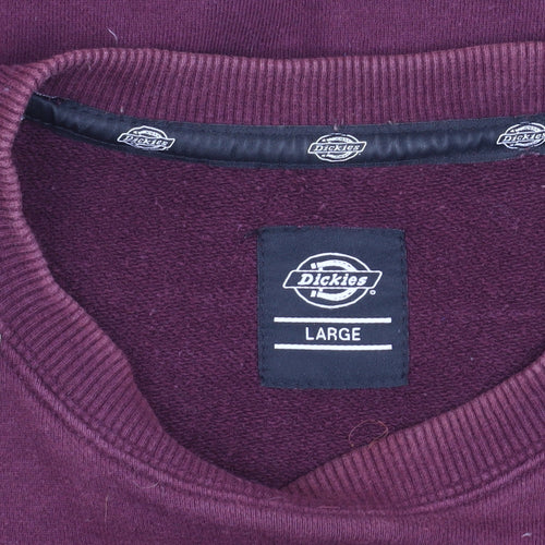 Dickies Men's Red Pullover Sweatshirt Large