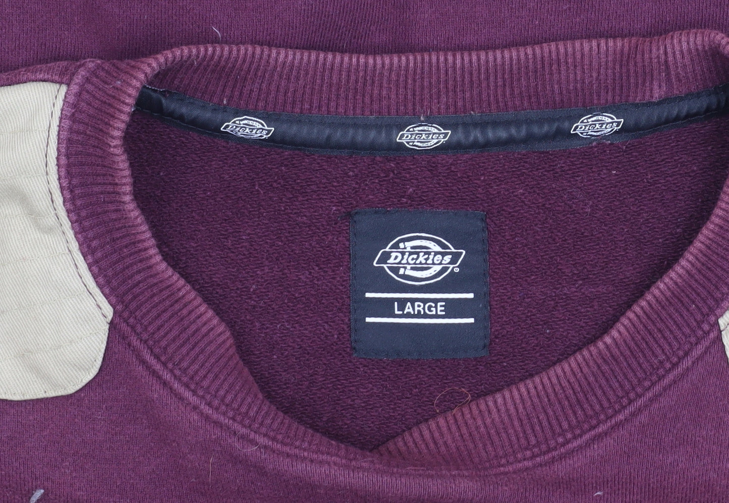 Dickies Men's Red Pullover Sweatshirt Large