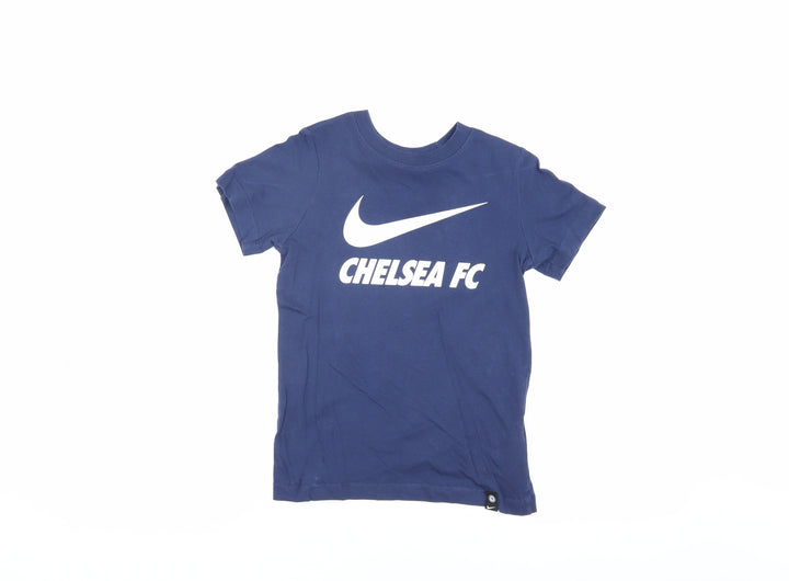 Nike Boys Blue Chelsea FC T-Shirt XS Short Sleeve Casual