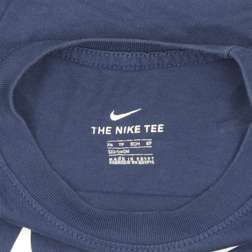 Nike Boys Blue Chelsea FC T-Shirt XS Short Sleeve Casual