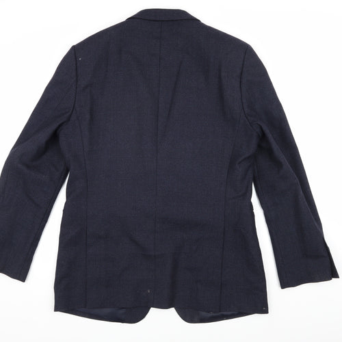 Jaeger Men's Blue Blazer, Size 42R, Classic Style