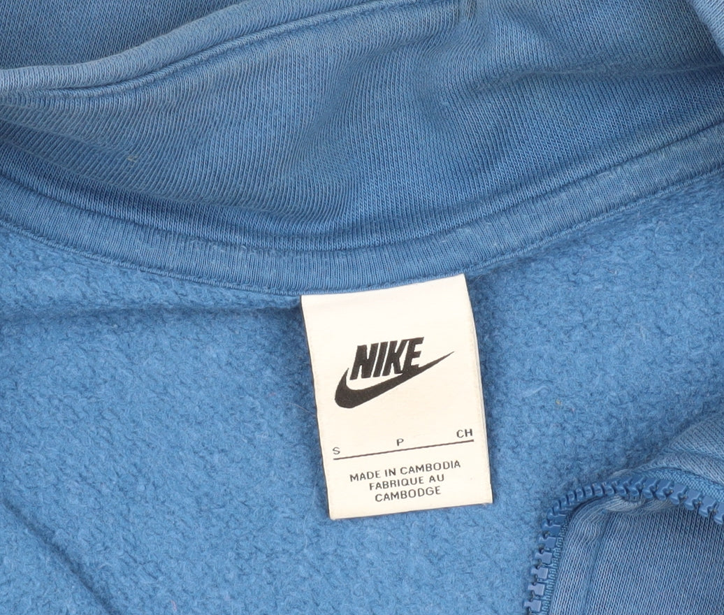 Nike Men's Blue Full Zip Sweatshirt S
