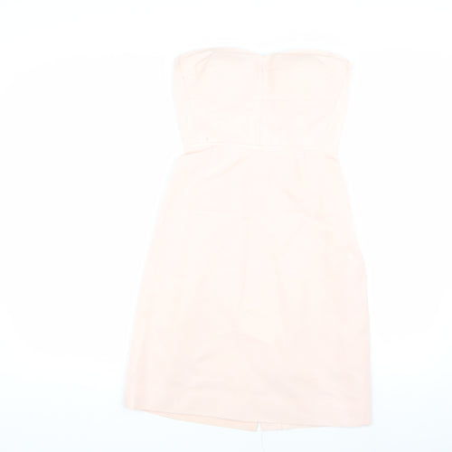 J.Crew Women's Beige Bodycon Midi Dress XS