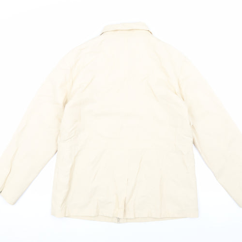 Bonmarché Women's Beige Mid-Length Jacket Size M