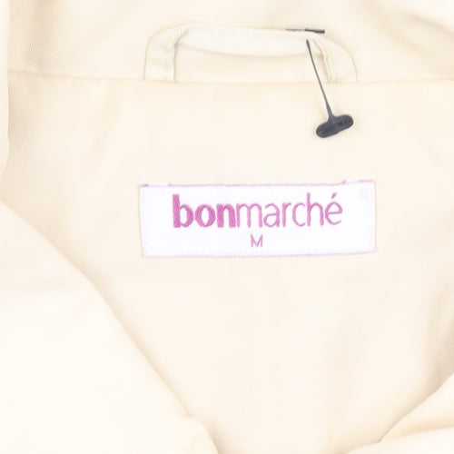 Bonmarché Women's Beige Mid-Length Jacket Size M