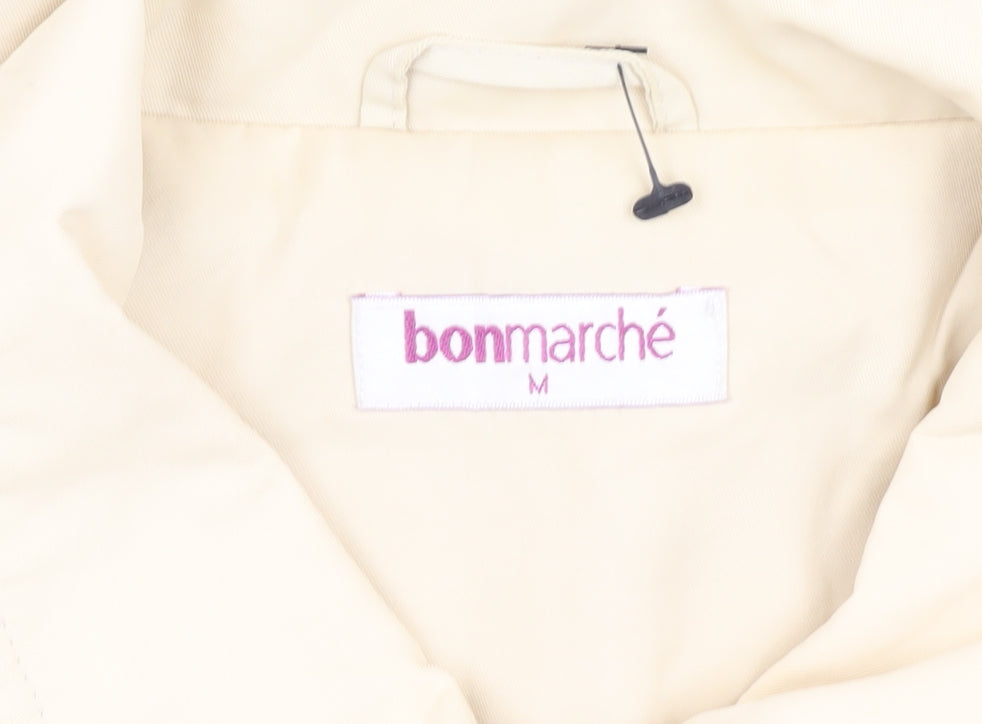 Bonmarché Women's Beige Mid-Length Jacket Size M