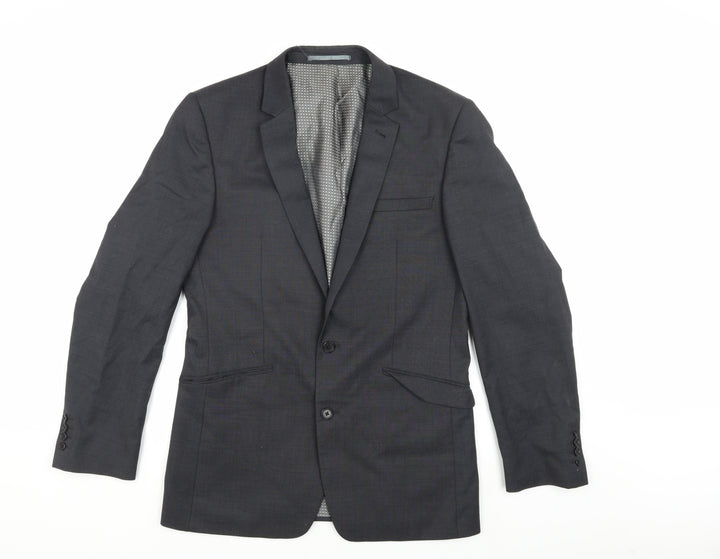 Next Men's Grey Regular Fit Blazer Jacket 38R