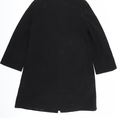 Wallis Women's Black Mid-Length Coat Size 12
