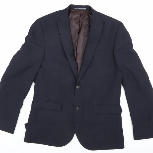 Next Men's Blue Slim Fit Blazer Jacket 40R