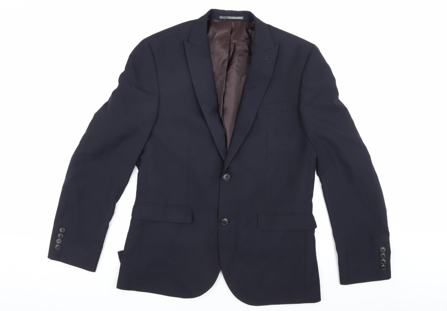 Next Men's Blue Slim Fit Blazer Jacket 40R