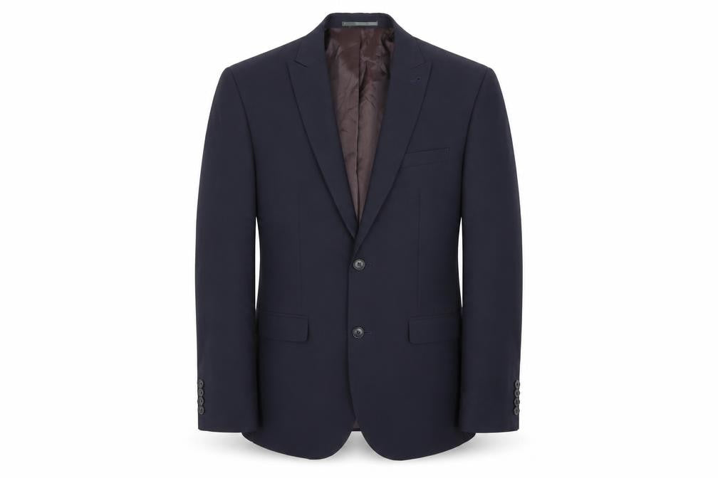 Front view of Next Men's Blue Slim Fit Blazer Jacket 40R