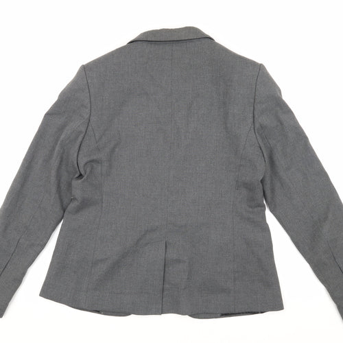 Next Women's Grey Tailored Blazer UK 14