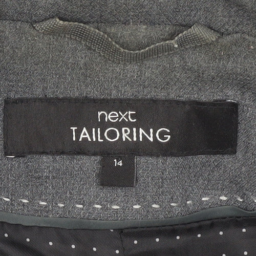 Next Women's Grey Tailored Blazer UK 14