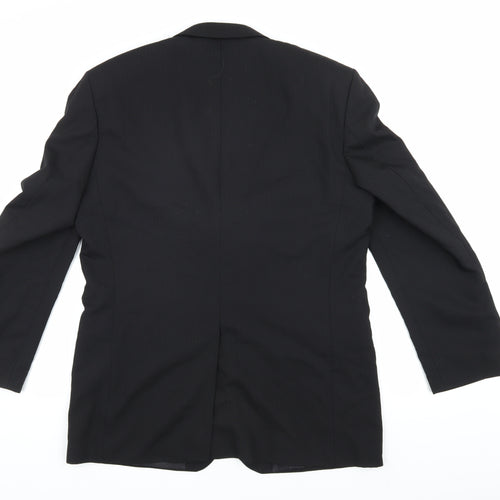 Jonathan Adams Men's Black Regular Blazer Jacket 40R