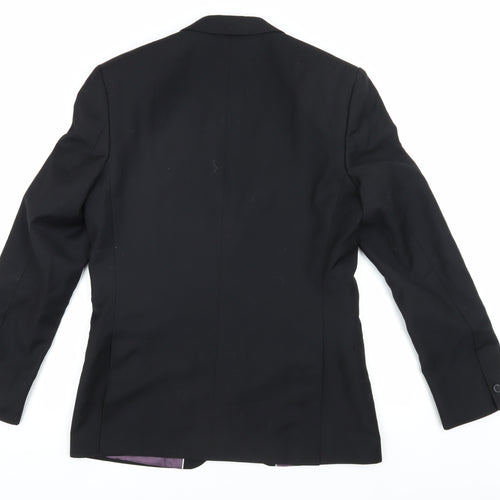Red Herring Men's Black Regular Fit Blazer 38R