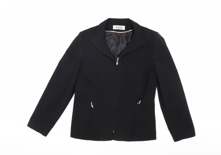 Berkertex Women's Black Wool Jacket Size 10