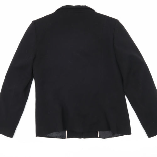 Berkertex Women's Black Wool Jacket Size 10