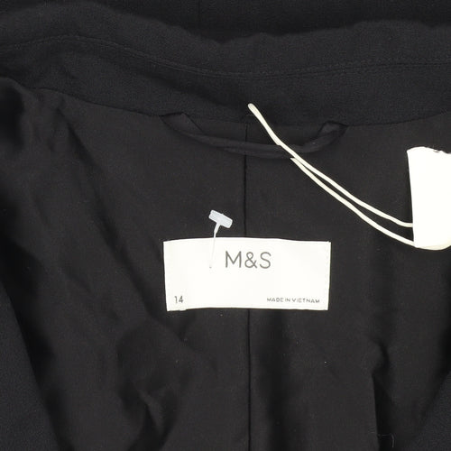 Marks & Spencer Women’s Black Suit Waistcoat, Size 14