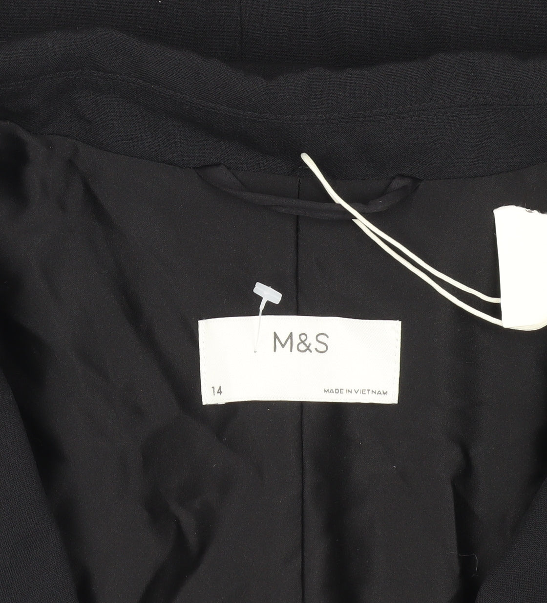 Marks & Spencer Women’s Black Suit Waistcoat, Size 14