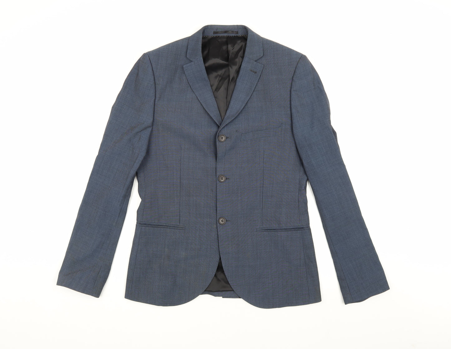 Topman Men's Blue Blazer, Size 38, Classic Style