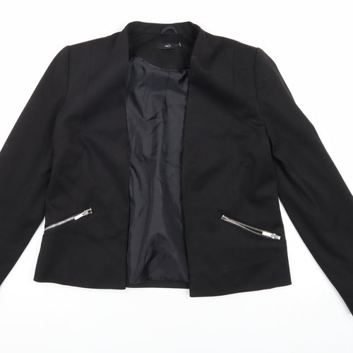 M&Co Women's Black Blazer Size 10 Regular Fit