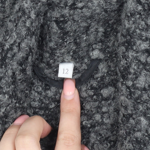EWM Women's Grey Mid-Length Coat Size 12