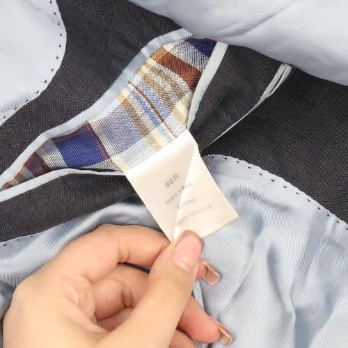 Charles Tyrwhitt Men's Black 46R Suit Jacket