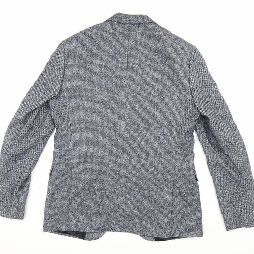 Giovanni Galli Men's Grey Slim Fit Blazer Jacket UK 40