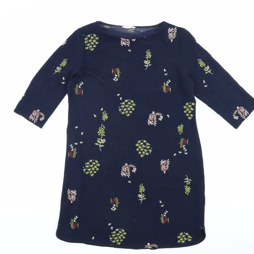 White Stuff Women's Blue Floral Dress Size 12