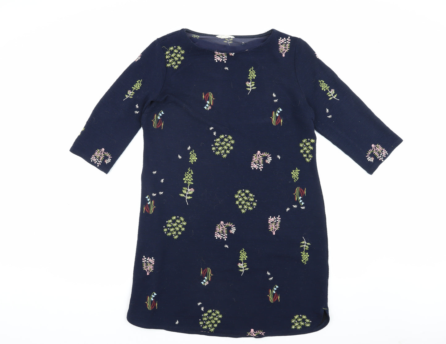 White Stuff Women's Blue Floral Dress Size 12