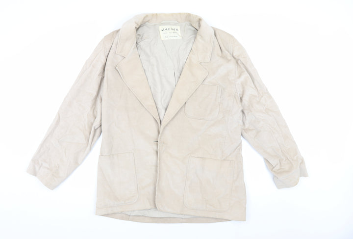 Jaeger Women's Beige Corduroy Blazer Size 16
