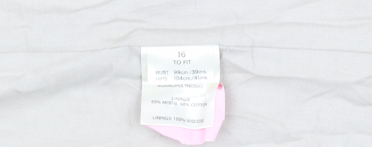 Jaeger Women's Beige Corduroy Blazer Size 16