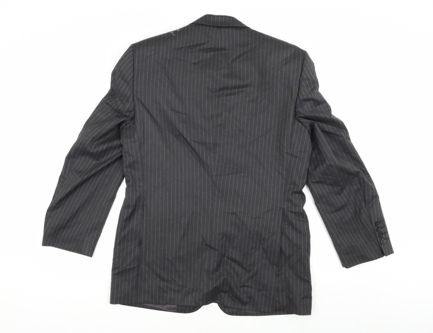 Next Men's Grey Striped Blazer 38S