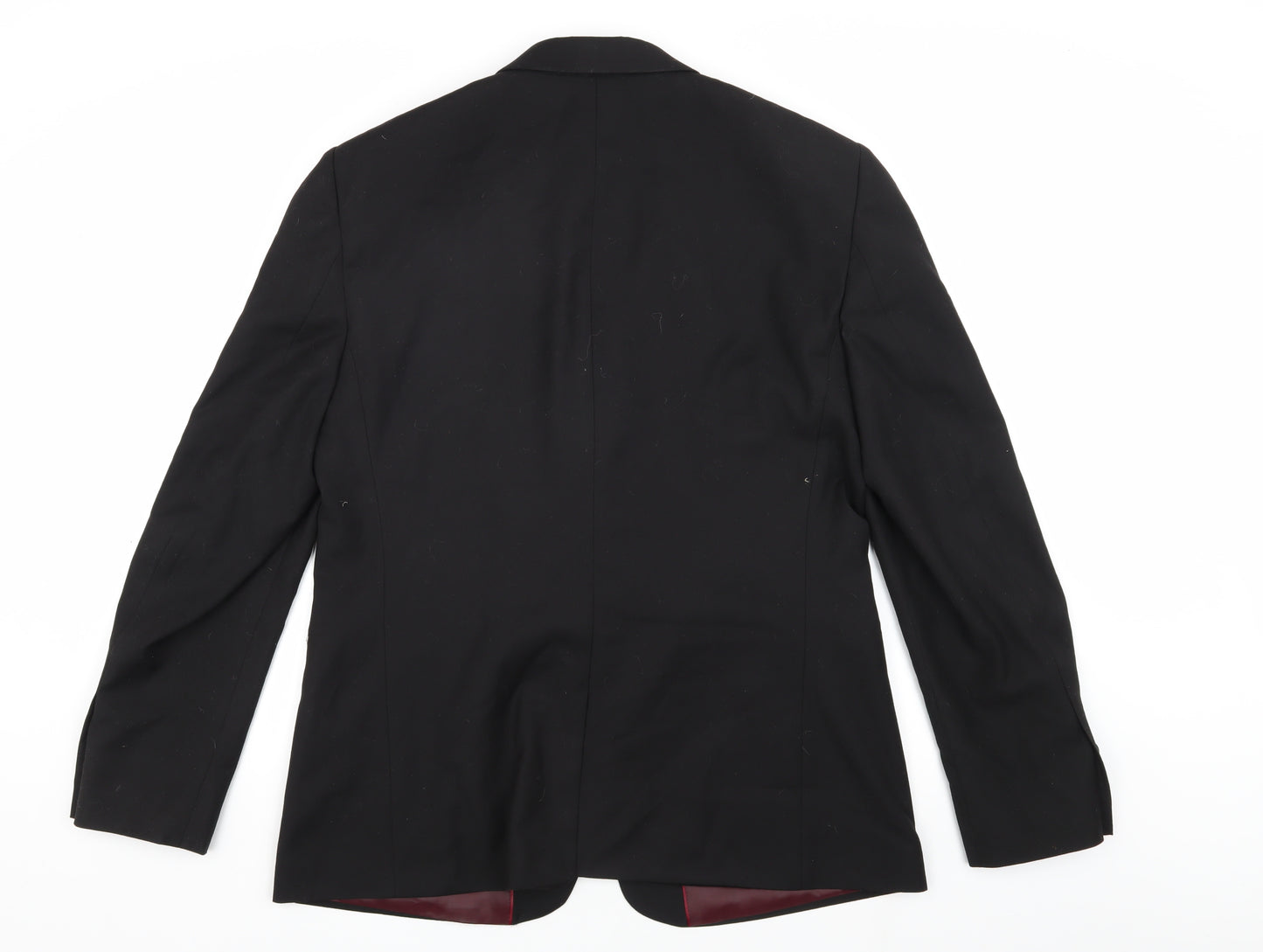 Topman Men's Black Blazer, Size 44R, Formal Jacket