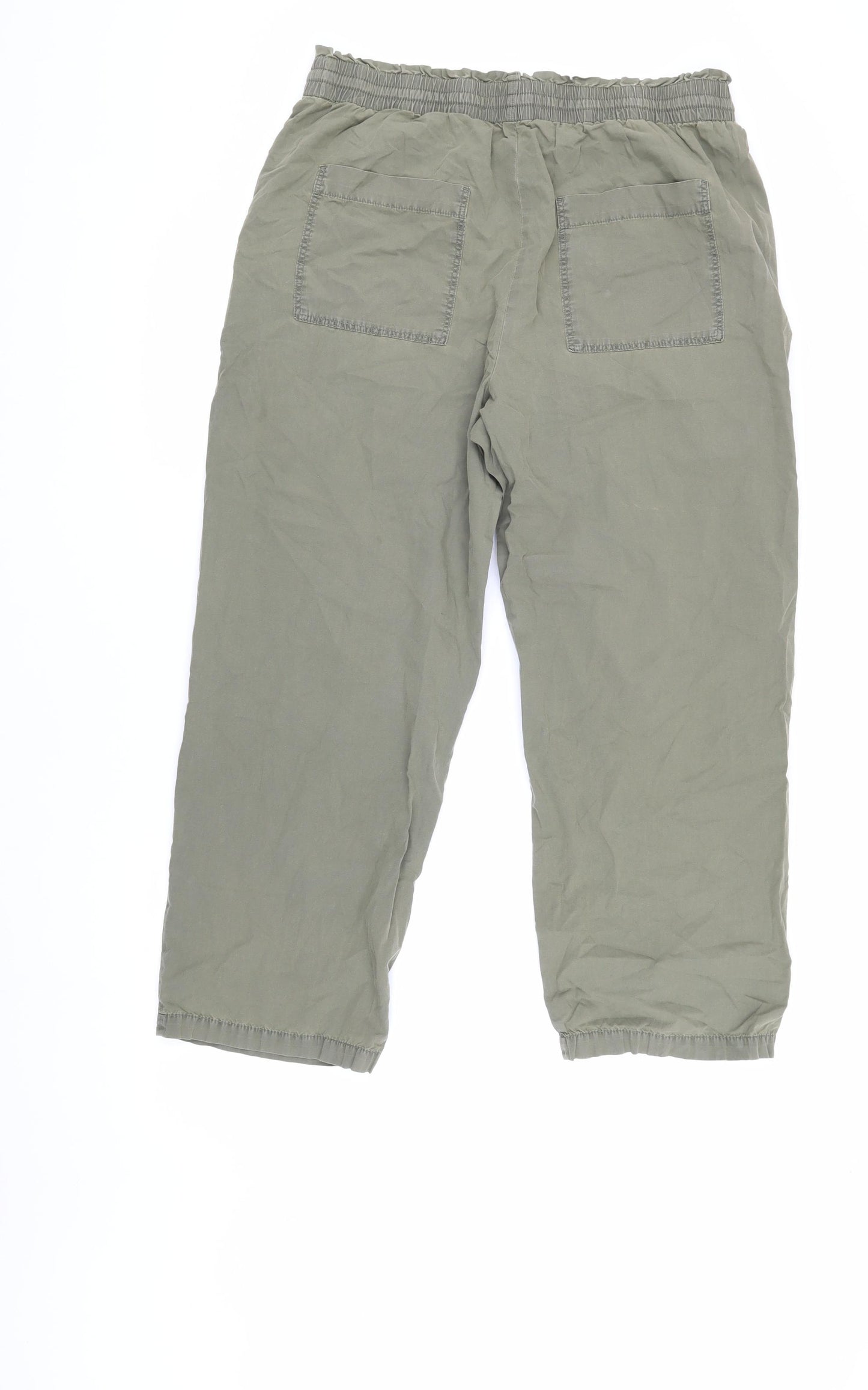 Marks and Spencer Women's Green Joggers Size 14