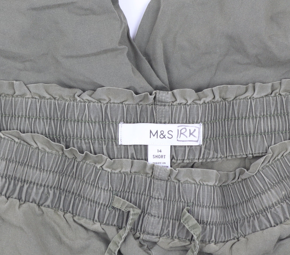 Marks and Spencer Women's Green Joggers Size 14