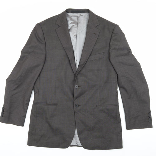 Marks and Spencer Men's Grey Suit Jacket 40R