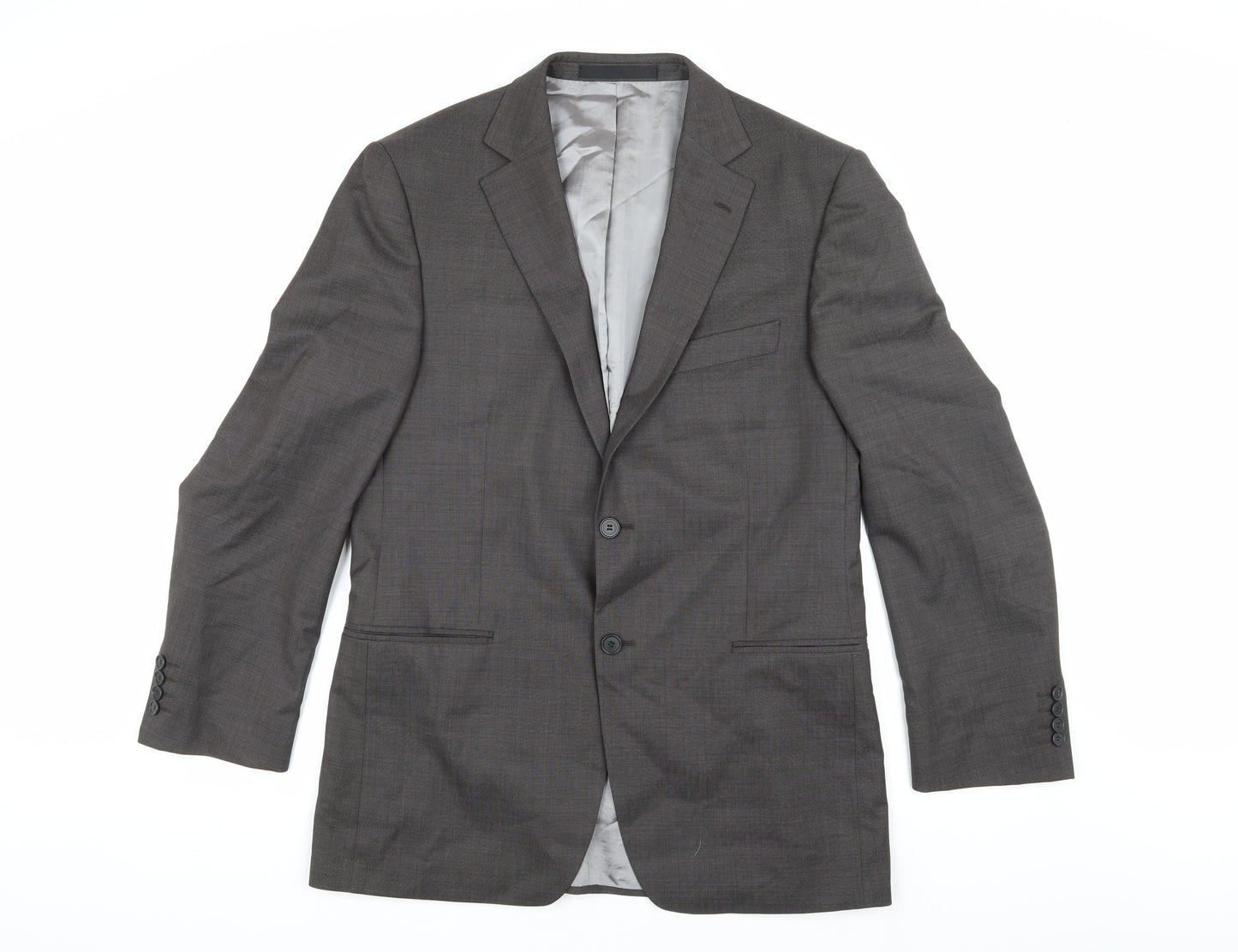 Marks and Spencer Men's Grey Suit Jacket 40R