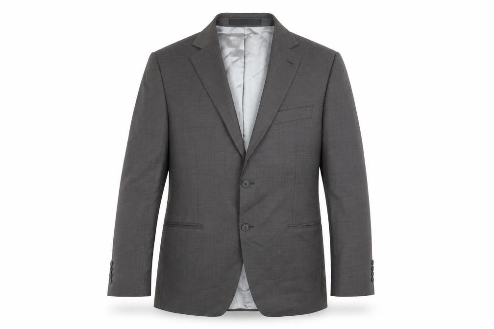 Front view of Marks & Spencer Men's Grey Suit Jacket 40R